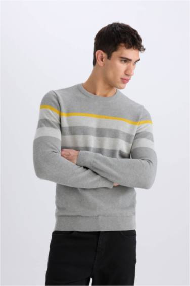 Standard Fit Crew Neck Knitwear Pullover