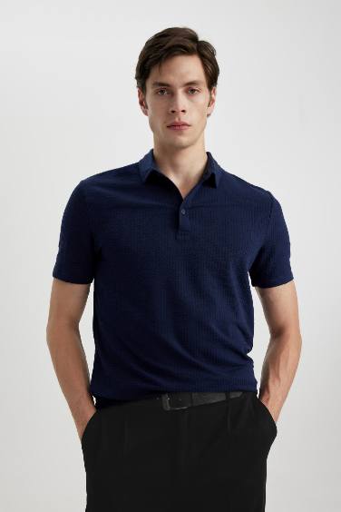 Slim Fit Cotton Short Sleeve Polo T-Shirt