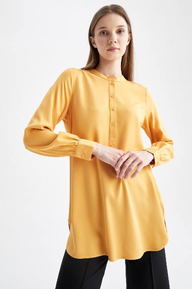 Relax Fit Long Sleeve Tunic