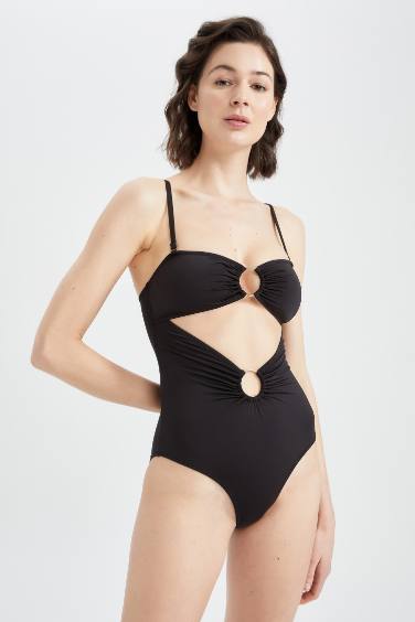 Fall In Love Regular Fit Ring Detailed Swimsuit