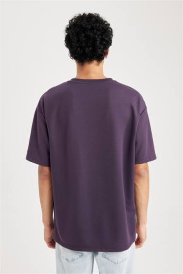 Oversize Fit Crew Neck Short Sleeve T-Shirt