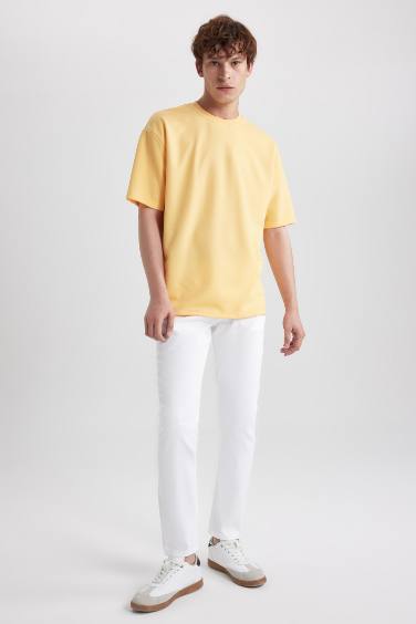 Oversize Fit Crew Neck Short Sleeve T-Shirt