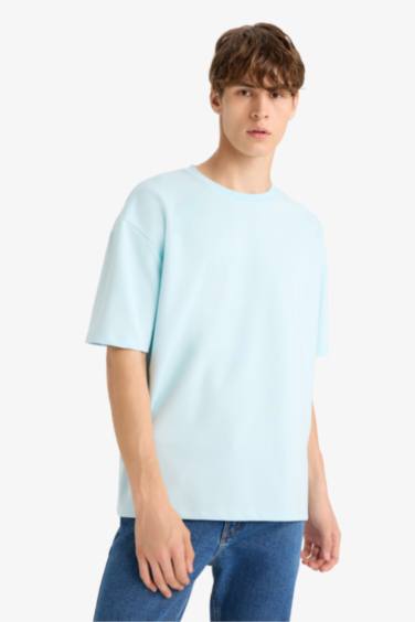 Oversize Fit Crew Neck Short Sleeve T-Shirt