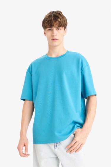Oversize Fit Crew Neck Short Sleeve T-Shirt