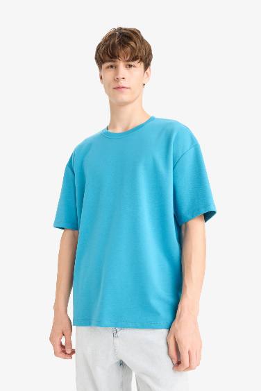 Oversize Fit Crew Neck Short Sleeve T-Shirt