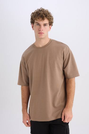 T-shirt oversize à col rond