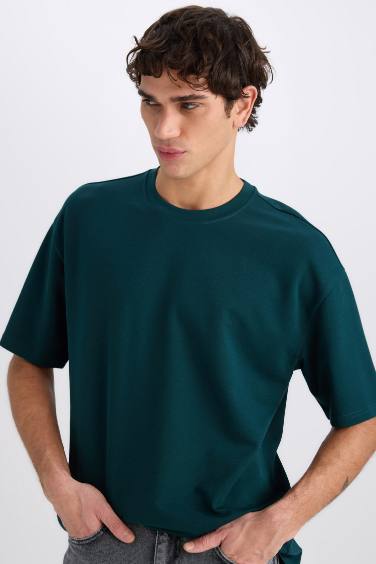 Oversize Fit Crew Neck T-Shirt