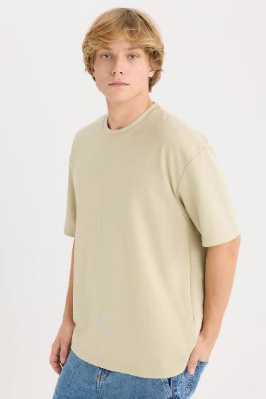 Oversize Fit Crew Neck T-Shirt