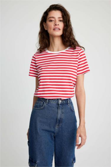 Regular Fit Crew Neck Short Sleeve T-Shirt