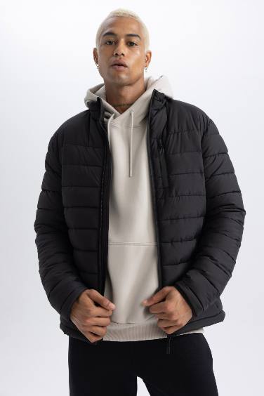 DeFactoFit Slim Fit Waterproof Puffer Jacket