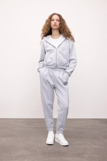 Printed Basic Jogger Sweatpants