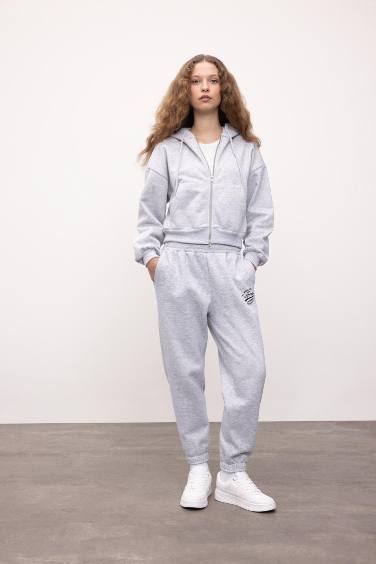 Printed Basic Jogger Sweatpants