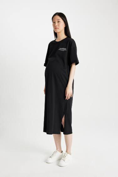 Robe de Maternité à coupe régulière