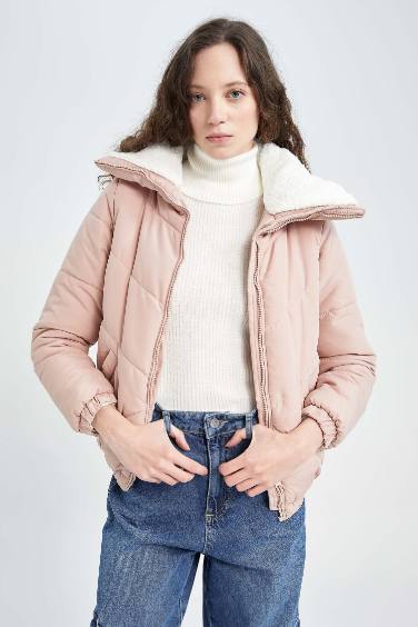 Manteau Oversize à coupe large avec doublure en polaire