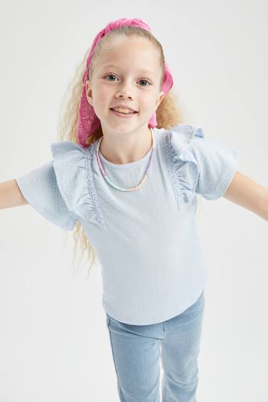 T-shirt à manches courtes Fille