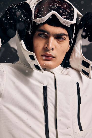 DeFactoFit Water Repellent Regular Fit Fleece Lined Ski Jacket