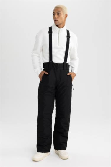 Regular Fit Askılı Kayak Eşofman Altı