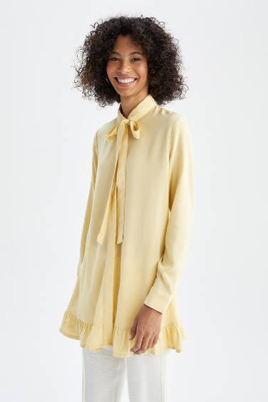 Regular Fit Long Sleeve Shirt Tunic