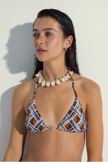 Nefes İstanbul X DeFacto Printed Bikini Top