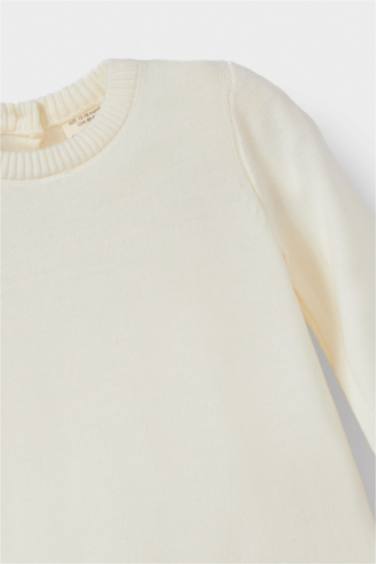 Baby Girl Regular Fit Crew Neck Pullover