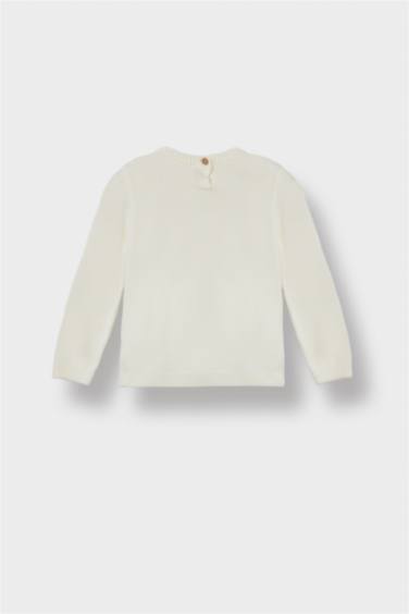 Baby Girl Regular Fit Crew Neck Pullover