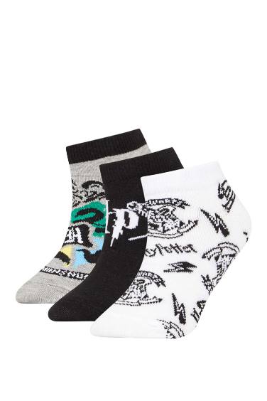 Lot de 6 paires de Chaussettes Courtes en Coton Harry Potter pour Garçon