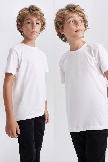 2 piece Regular Fit Short Sleeve T-Shirt