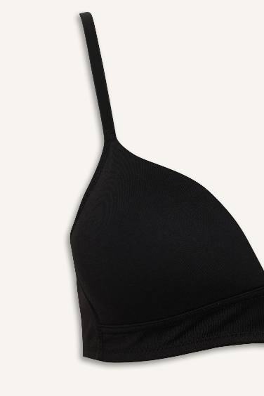 Dantel Detaylı Pamuklu Kaplı Pedli Balensiz Bra  Fall in Love