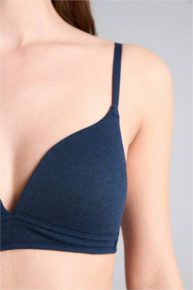 Pamuklu Kaplı Pedli Balensiz Bra - Görsel 4