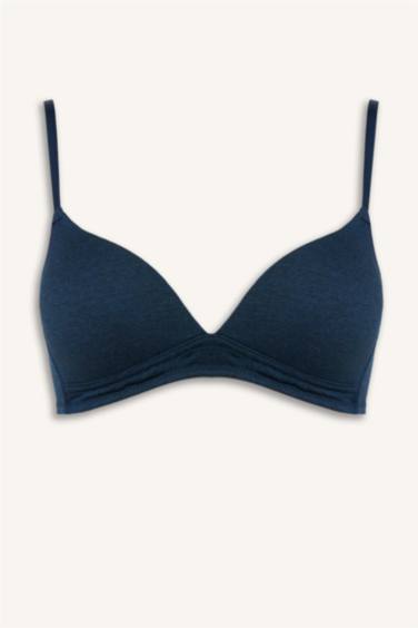 Pamuklu Kaplı Pedli Balensiz Bra - Görsel 6