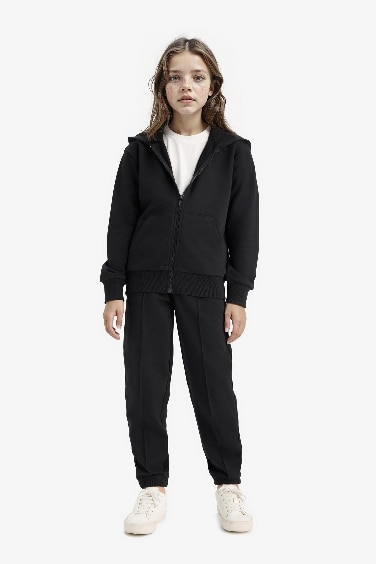 بنطلون سويت بانتس بناتي جوجر بيزك بخصر مطاطي