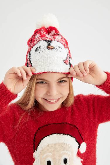 Girl Christmas Themed Beret