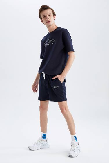 Slim Fit Super Skinny Hem Shorts