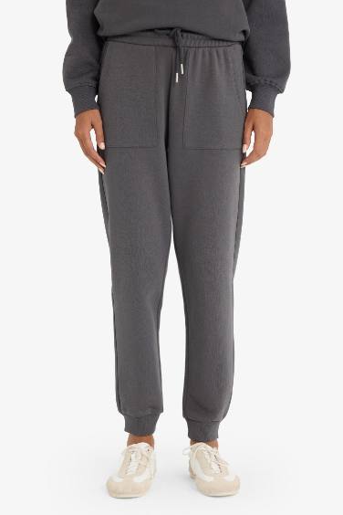 jogger Basic Thick Sweatshirt Fabric Trousers