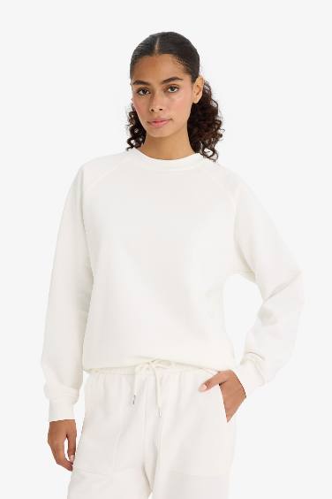 Oversize Fit Basic Sweatshirt