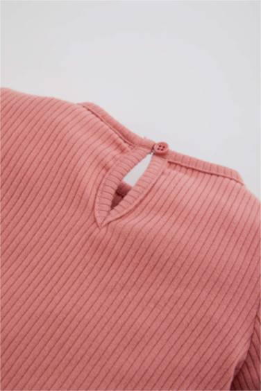 Girl Floral Ribbed T-Shirt Leggings 2 Piece Set