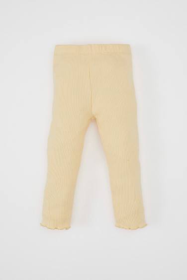 Baby Girl Floral Ribbed Camisole T-Shirt Top Bottom 2 Piece Set