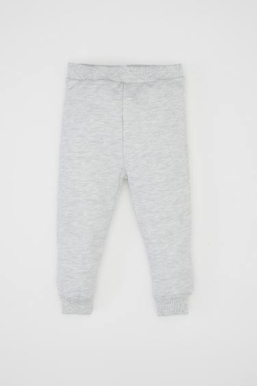 Baby Boy Color Block Soft Furry Sweatshirt Sweatpants 2 Piece Set