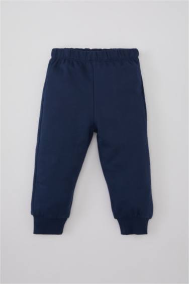 Erkek Bebek 2'li Takım İçi Yumuşak Tüylü Sweatshirt Eşofman Altı