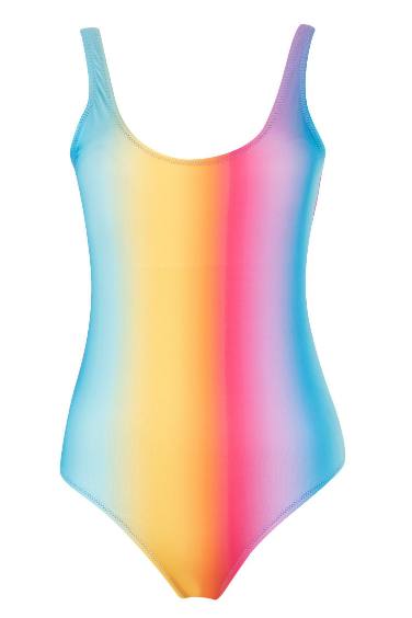 Regular Fit Printed Swimsuit