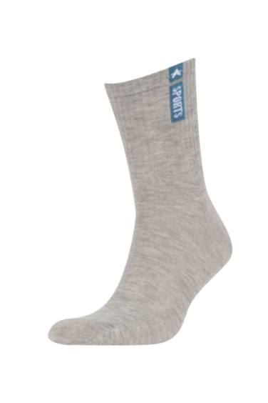 Man Slogan 5 Piece Long sock