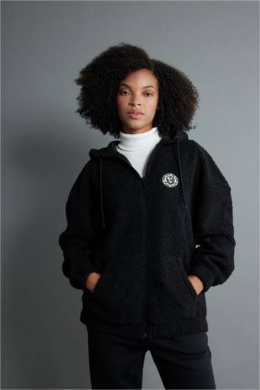 үлкен пішім бас киімді шерпа Кардиган