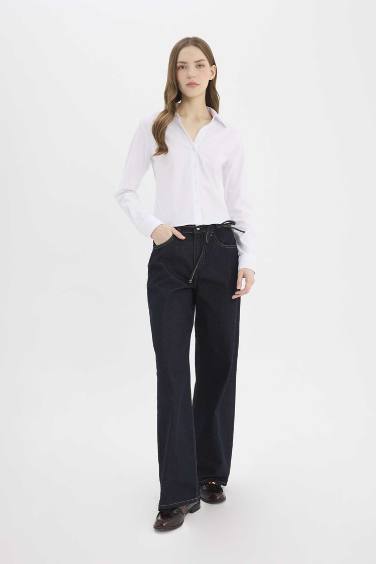 قميص ردن طويل بنغالين سليم فيت