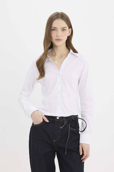 قميص ردن طويل بنغالين سليم فيت