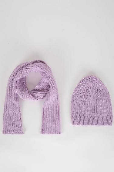 Girls Basic Bera Scarf Set