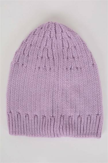 Ensemble écharpe et bonnet basiques pour fille