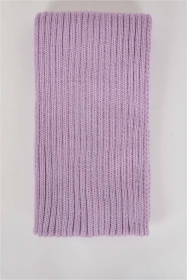 Ensemble écharpe et bonnet basiques pour fille