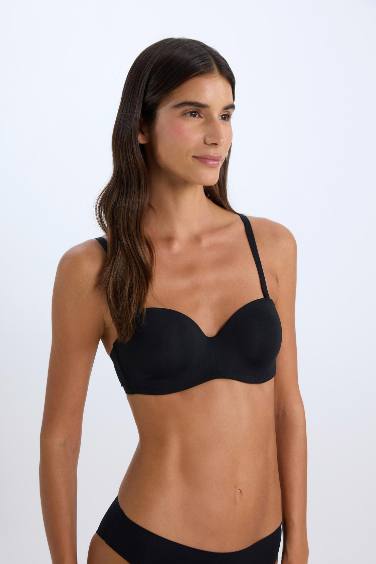 Tül Comfort Pedli Straplez Sütyen-Fall in Love
