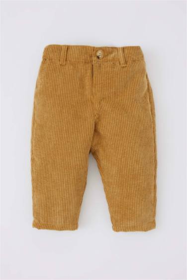 Брюки базовые из бархата для мальчиков