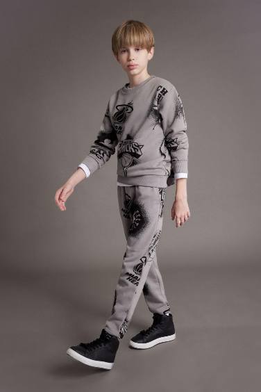 Boy NBA Current Teams Elastic Waist Leg Sweatpants